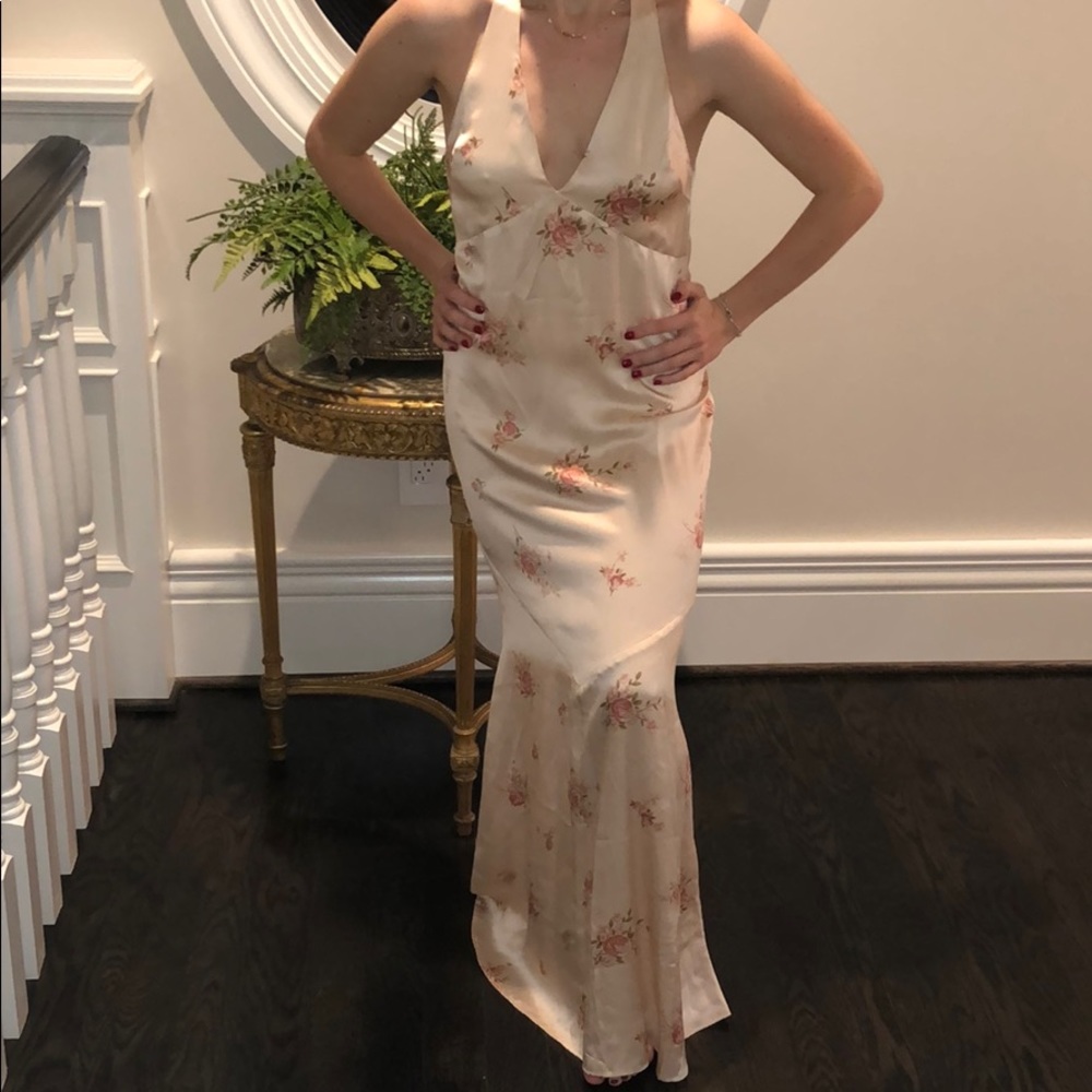 Reformation halter Maxi Dress